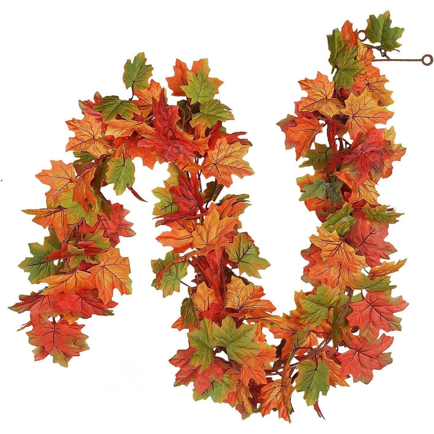 Artificial Maple Leaf Garland for Autumn