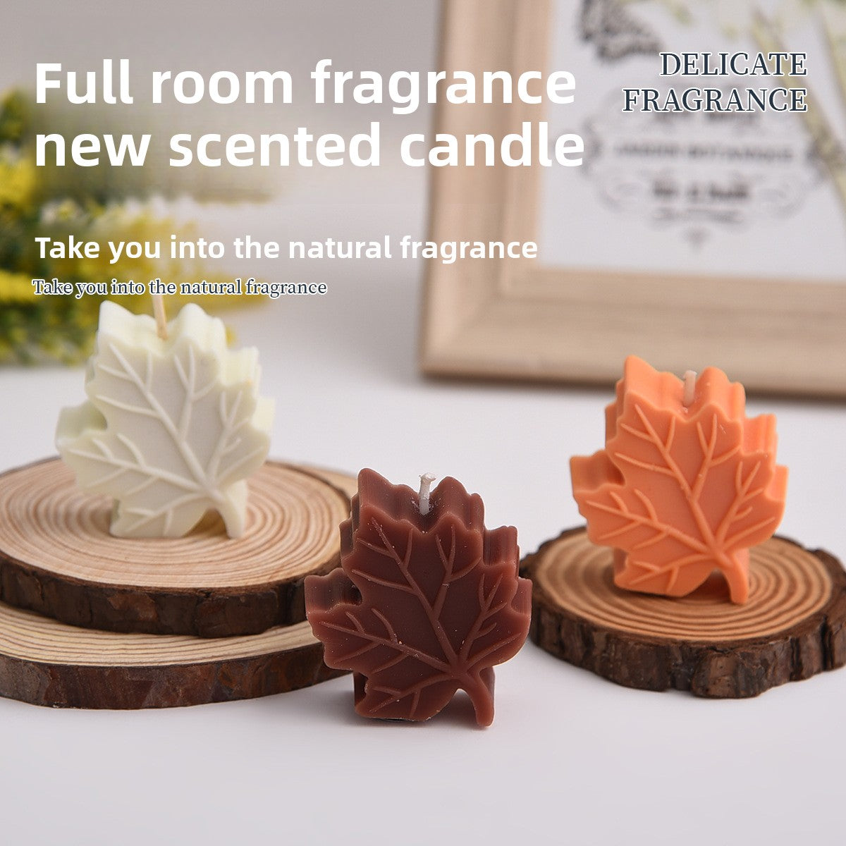 Maple Leaf Handmade Scented Candle